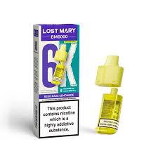 Lost Mary BM6000 Replacement Prefilled POD - Blue Razz Lemonade - 20mg/mL